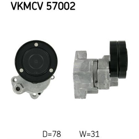 VKMCV 57002 rihmapinguti DAF CF 85, XF 95 XE250C XE390C 01.01 05.13