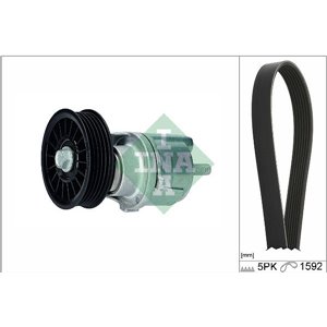 529 0161 10 V belts set  with rollers  fi - Top1autovaruosad