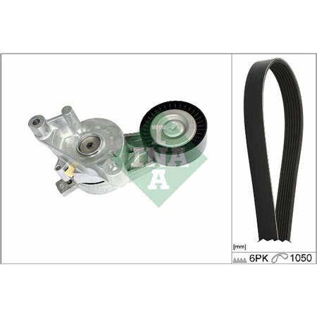 529 0468 10 Поликлиновой ременный комплект Schaeffler INA