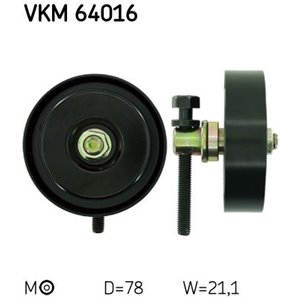 VKM 64016 Avböjning,Styrskiva, V-ribbat bälte SKF - Top1autovaruosad