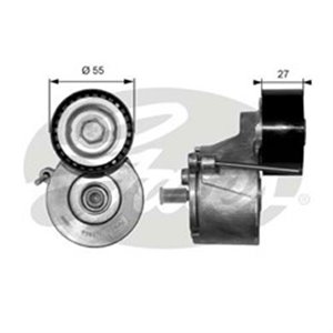 T38371 Vyönkiristin, V-uurrettu vyö GATES - Top1autovaruosad