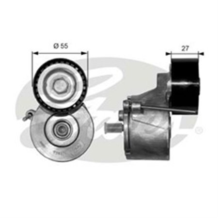 T38371 Belt Tensioner, V-ribbed belt GATES