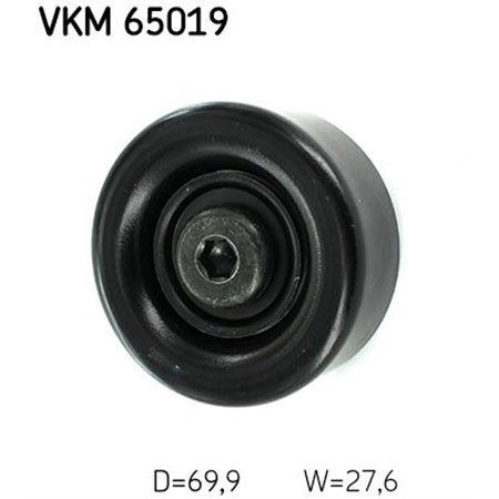 VKM 65019 Паразитный / ведущий ролик, поликлиновой ремень SKF