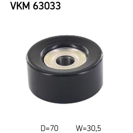 VKM 63033 Паразитный / ведущий ролик, поликлиновой ремень SKF