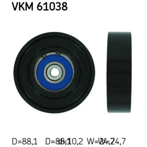 VKM 61038 Deflection,Guide Pulley, V-ribbed belt SKF - Top1autovaruosad