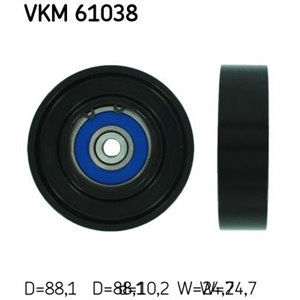 VKM 61038 Poly V belt pulley fits: TOYOTA YARIS 1.0/1.3 04.99 11.10