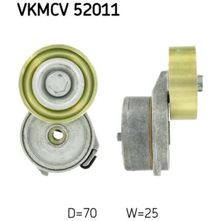 VKMCV 52011 Натяжитель ремня, клиновой зубча SKF