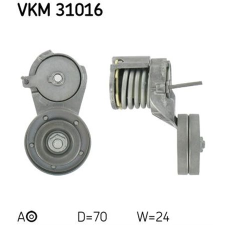 VKM 31016 Натяжитель ремня, клиновой зубча SKF