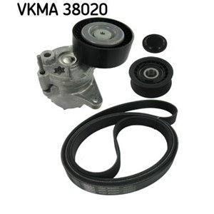 VKMA 38020 Kiilrihmade komplekt (rullidega) sobib: MERCEDES C T MODEL (S202)