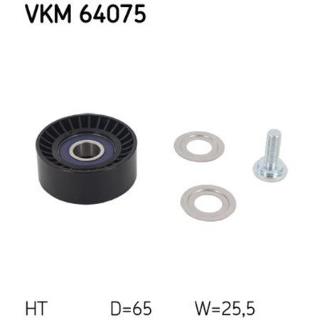 VKM 64075 Multiple V belt tensioning roll fits: MAZDA 3, 6, CX 3, CX 5 1.5/