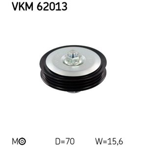 VKM 62013 Multiple V belt tensioning roll fits: NISSAN MICRA C+C III, MICRA