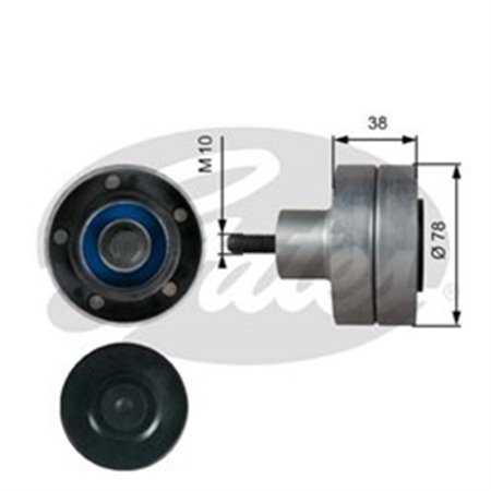 GATT36528 Poly V belt pulley fits: DAF CF 85, XF 105 MX265 MX375 10.05 