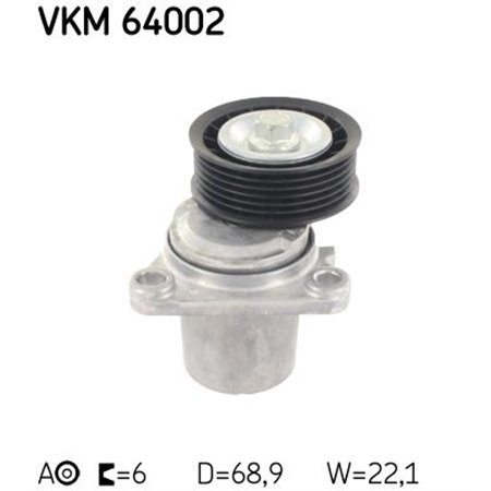 VKM 64002 Rihma pinguti sobib: MAZDA 3, 6, CX 7, MX 5 III 1.8 2.5 01.02 12.