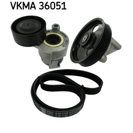 VKMA 36051 V-Ribbed Belt Set SKF