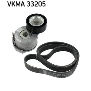 VKMA 33205 V belts set (with rollers) fits: CITROEN C4 GRAND PICASSO I, C4 I