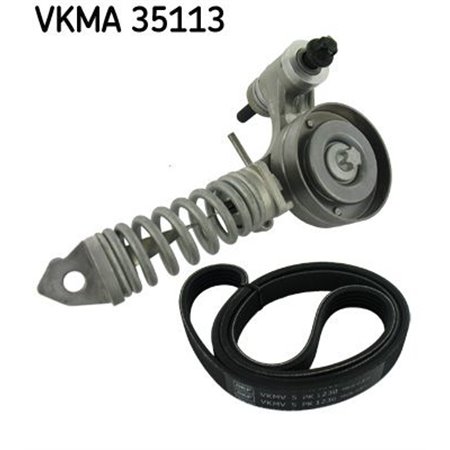 VKMA 35113 V belts set (with rollers) fits: OPEL AGILA, ASTRA G, ASTRA H, AS