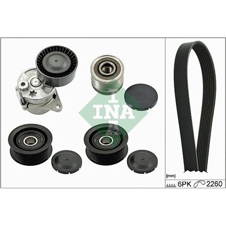 529 0115 22 V-Ribbat Bälte Set Schaeffler INA