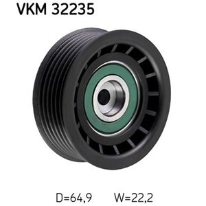 VKM 32235 Avböjning,Styrskiva, V-ribbat bälte SKF - Top1autovaruosad