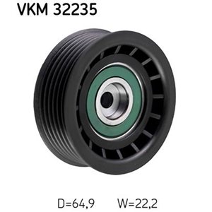 VKM 32235 Poly V belt pulley fits: ALFA ROMEO GIULIETTA, MITO; FIAT 500L, B
