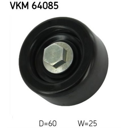 VKM 64085 Deflection/Guide Pulley, V-ribbed belt SKF