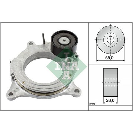 534 0692 10 Belt Tensioner, V-ribbed belt Schaeffler INA