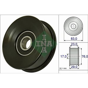 532 0730 10 Poly V belt pulley fits: LAND ROVER DEFENDER, DISCOVERY III, RANG