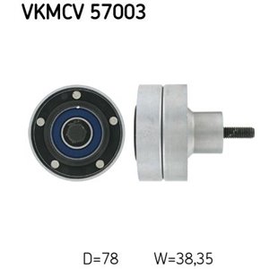 VKMCV 57003 Poly V belt pulley fits: DAF CF 85, XF 105 MX265 MX375 10.05 