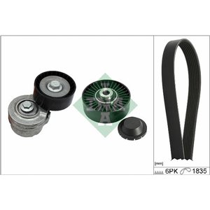 529 0498 10 V-Ribbed Belt Set Schaeffler INA - Top1autovaruosad