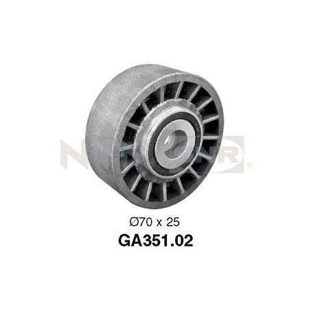 GA351.02 Poly V belt pulley fits: MERCEDES 124 (A124), 124 (C124), 124 T M