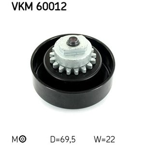 VKM 60012 Multiple V belt tensioning roll fits: CHEVROLET AVEO / KALOS, SPA