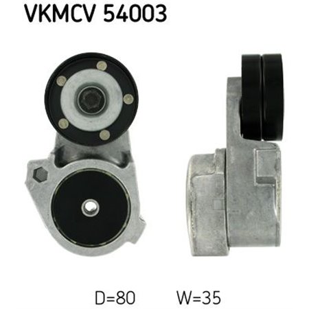 VKMCV 54003 Натяжитель ремня, клиновой зубча SKF