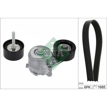 529 0421 10 V-Ribbat Bälte Set Schaeffler INA