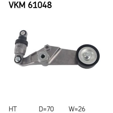 VKM 61048 Multi V belt tensioner fits: TOYOTA CELICA, COROLLA 1.8 08.99 02.