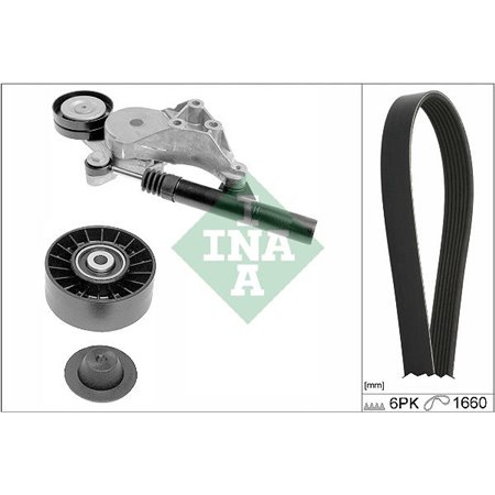 529 0471 10 V-Ribbat Bälte Set Schaeffler INA