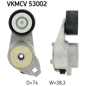 VKMCV 53002 Multi V belt tensioner fits: RVI MAGNUM; VOLVO FM12 D12C460/DXi12