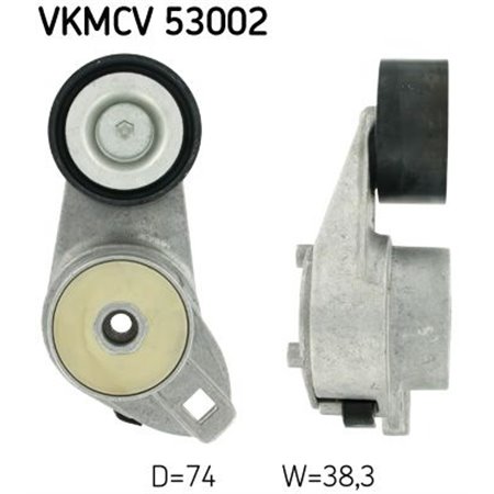 VKMCV 53002 Belt Tensioner, V-ribbed belt SKF