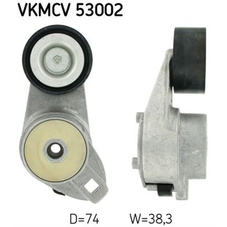 VKMCV 53002 Multi V-remssträckare passar: RVI MAGNUM VOLVO FM12 D12C460/DXi12