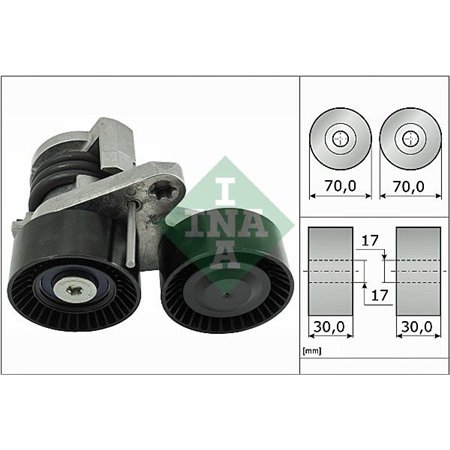 534 0496 10 Vyönkiristin, V-uurrettu vyö Schaeffler INA