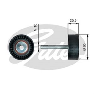 GATT36772 Mitkmik kiilrihmaratas sobib: CITROEN NEMO, NEMO/MINIVAN FIAT DO