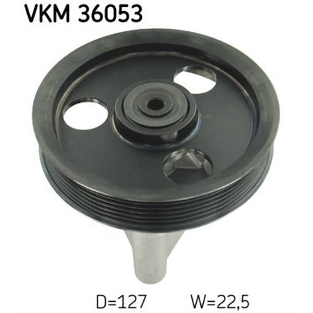 VKM 36053 Taipuma / ohjainpyörä, V-uurrettu vyö SKF