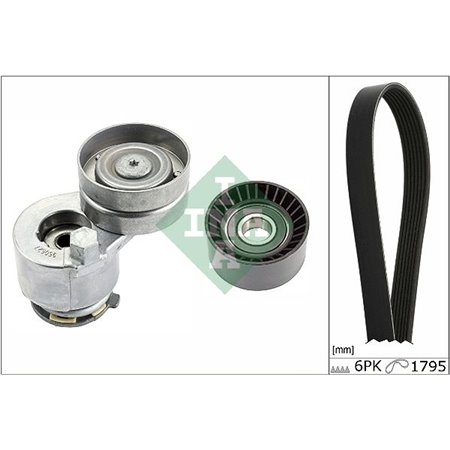 529 0124 10 Soonrihmakomplekt Schaeffler INA