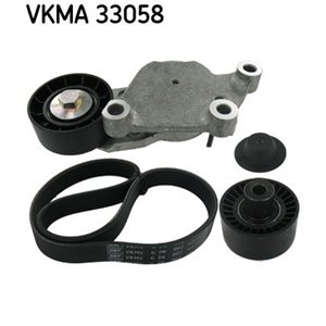 VKMA 33058 V belts set (with rollers) fits: CITROEN C1, C2, C2 ENTERPRISE, C