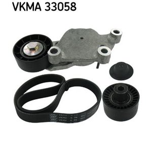 VKMA 33058 Kiilrihmade komplekt (rullidega) sobib: CITROEN C1, C2, C2 ENTERP