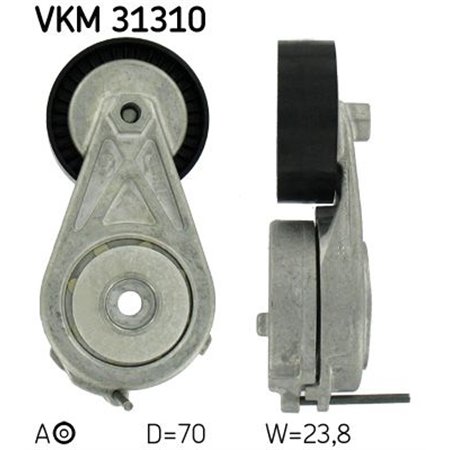 VKM 31310 Multi V-remssträckare passar: AUDI A4 ALLROAD B8, A4 B8, A5, Q5 S