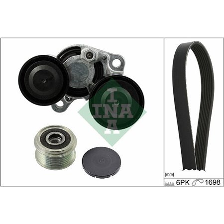 529 0206 20 V-Ribbat Bälte Set Schaeffler INA