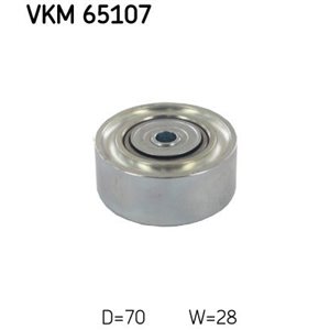 VKM 65107 Avböjning,Styrskiva, V-ribbat bälte SKF - Top1autovaruosad