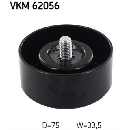 VKM 62056 Taipuma / ohjainpyörä, V-uurrettu vyö SKF