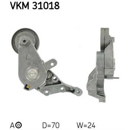 VKM 31018 Натяжитель ремня, клиновой зубча SKF