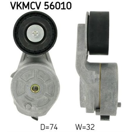 VKMCV 56010 Multi V belt tensioner fits: SCANIA 2, 4, P,G,R,T DC11.01 DT12.17