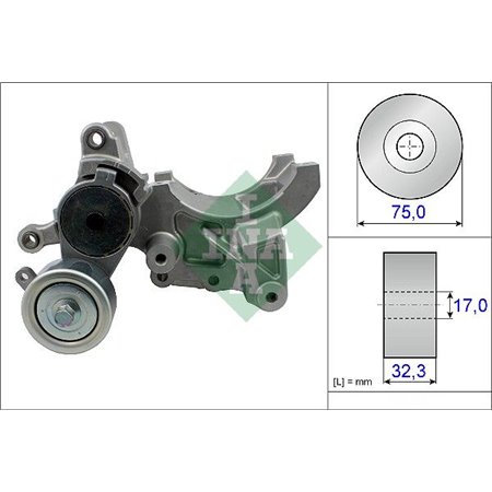 534 0452 10 Remspännare, v-ribbat bälte Schaeffler INA